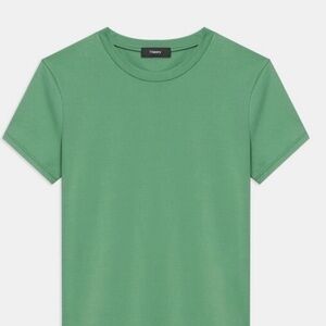 Theory Tiny Tee in Cotton 
Spearmint / Size M